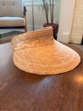 Nipomo (Caminito) Handwoven Straw Visor Hat